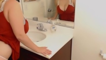 Chubby Blonde Teen Gets Fucked On The Bathroom