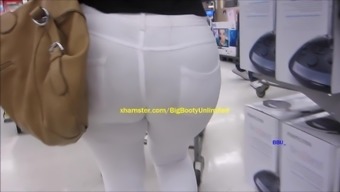 Cam 15 Big Booty White Pants Switch