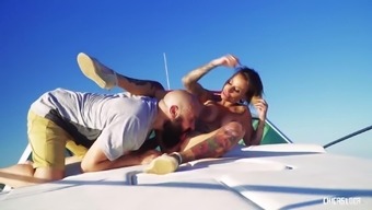 Chicas Loca - Wild Hard Fuck On A Boat With Tattooed Spanish Milf Gina Snake