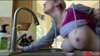 Hot Bigtits Wife Standing Doggystyle 2 - Boltonwife