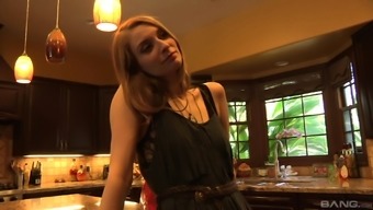 Ela Darling And Sovereign Syre Have Fun While Fucking In A Kitchen