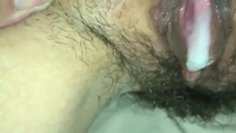 Cum In Wifes Tight Hairy Pussy Creampie Doggystyle