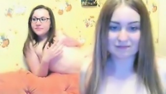 Ukrainian Women Having Fun On Webcam