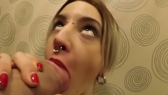 Hot Shameless Blonde Slut Mey Madness Is Sucking Dick In The Fitting Room