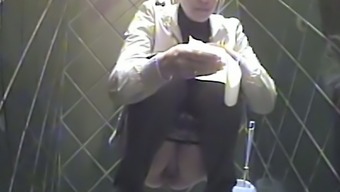 Blonde Girl In Maximum Jeans Pisses And Tessues Her Pussy Along With Toilet Tissue