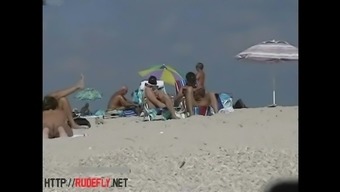 Couple Split By Strangers On A Nude Beach