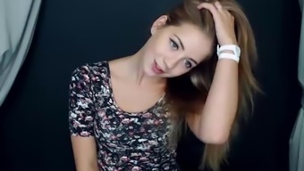 20yo Webcam Blonde Emmi Showing Her Pert Boobs