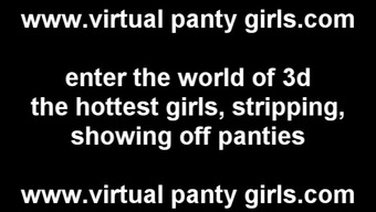3d Cyberpunk Hottie Repartee In Panties