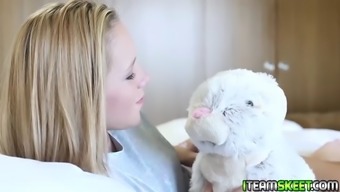Bunny Comes To Life Feeds Holly Mack A Fat Cock