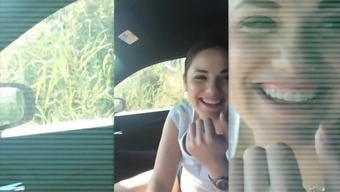 Blowjob In The Car Finished In The Mouth Slut Public Orgasm