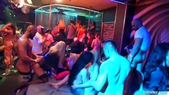 Bisexual Cuties Fucking Well At Pajama Party