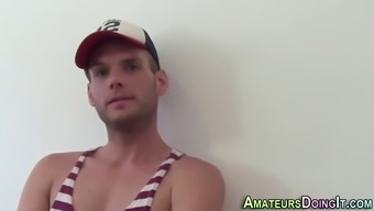 Guy Takes Off His Clothes And Jerks Off On Camera