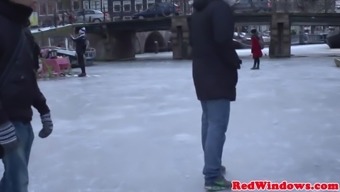 Amsterdam Tourist Rims Real Hooker On Camera
