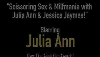 Scissoring Sex & Milfmania With Julia Ann & Jessica Jaymes!