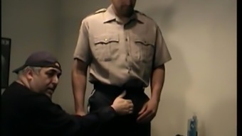 Straight Boy Zack Arrives Dressed In His Uniform