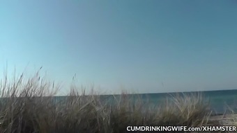 Slutwife Marion Gangbanged By Strangers On Public Beaches