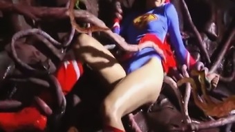 Supergirl Prisoner Of Tentacles!