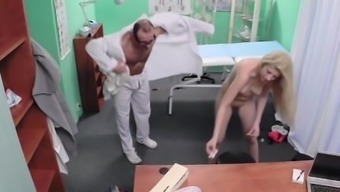 Sexy Blonde Fucking Doctor In Fake Hospital