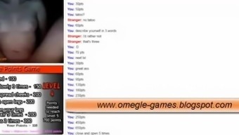 Girl Playing Points Game On Omegle