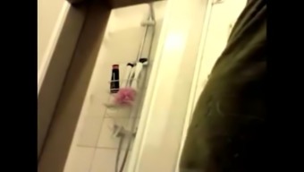 Window Peep On Blonde'S Shower