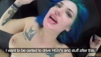 Fake Driving School Anal Sex And A Facial Finish Ensures Driving Test Pass