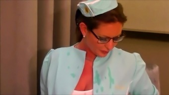 Hot Voluptuous Stewardess Gets Fucked And Plastered With Cum