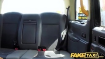 Fake Taxi Soaking Wet Creampie For Hot Brunette On First Date In Taxi Cab