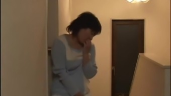 Japanese Stepmom Gets Excited With The Guy And Masturbates