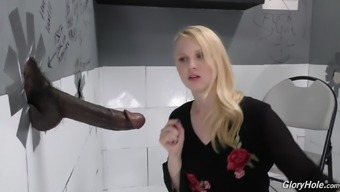 Lily Rader Has A Blast While Riding A Bbc From A Glory Hole