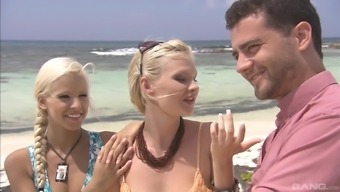 Tarra And Boroka Bolls Want To Share A Cock During A Beach Threesome