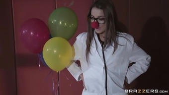Lily Adams Is A Cutie With Glasses Craving To Feel A Monster Prick