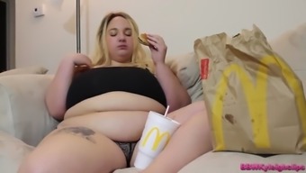 Sexy, Fat Girl Eating