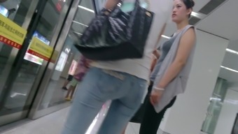 Teen Jeans Ass Candid Culo