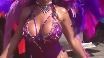 Dominican Black Babes In The Carnival 5