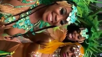 Dominican Black Babes In The Carnival 1