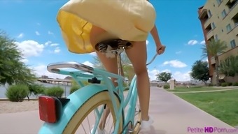 Ardent Cyclist With Juicy Booty Avi Love Gets Banged Doggy Style
