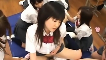 Cute Schoolgirl Gives A Steaming Cook Jerking And Irrumation