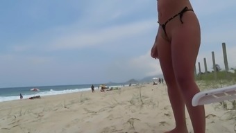 Naughty Wife Teases In Skimpy Bikini
