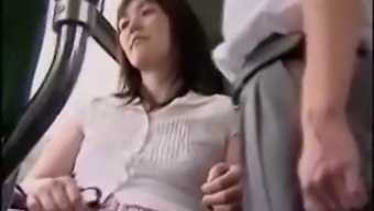 A Intercourse Prostitute Handjob Masturbation In Train