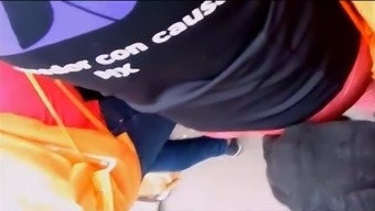 Touching Big Ass Milf In Spandex (This Video It'S Not Mine)