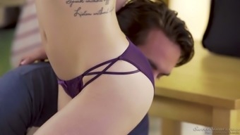 Sensual Hottie Kristen Scott Gives A Sloppy Blowjob Before A Steamy Sex