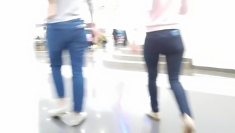 Two Asses On The Food Court