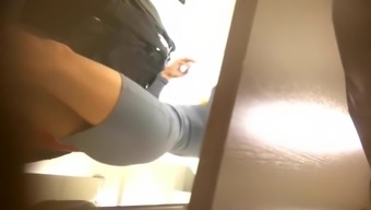 Amazing Ass On Blonde In Changing Room