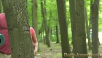 Dane Jones Outdoor Fuck In Public Young Lovers Find Perfect Tree To Fuck On