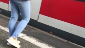 Nice Ass On Train Stagen 