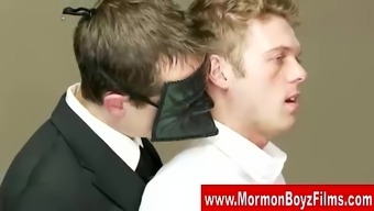 Mormon Dude Stripped By Older Gay Man In Mask