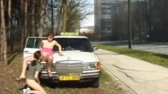 Teen Gets Anal Fucked From Taxi Driver