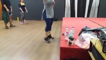 Adza Big Boob Malaysia Gym Girl