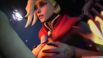 Lesbian Overwatch Animated Compilation