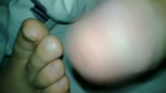 Cum On Sleeping Feet